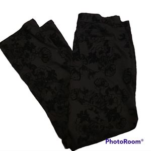 BANDOLINO  MANDIE EMBROIDERED FLORAL PANTS  12